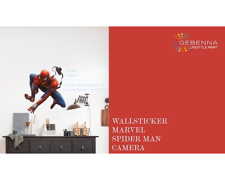 Wallsticker Marvel Spider Man Epic CAMERA